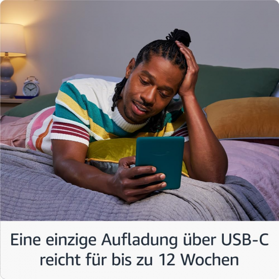 Amazon Kindle Paperwhite 12. Generation (16 GB, 7-Zoll-Display, Ohne Werbung) - Schwarz Amazon Kindle Paperwhite 12. Generation (16 GB, 7-Zoll-Display, Ohne Werbung) - Schwarz