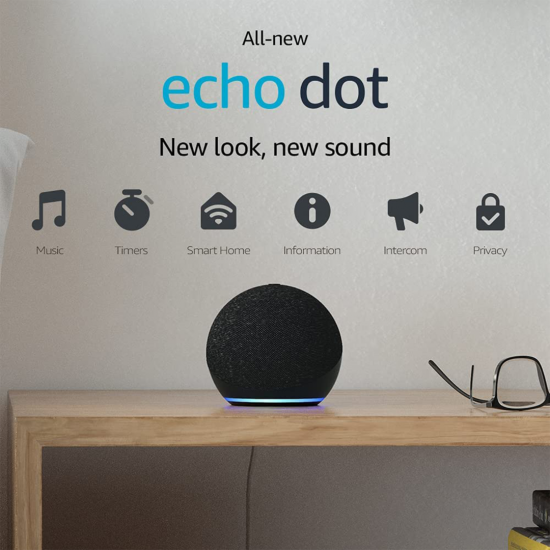 Amazon Echo Dot (4. Generation) - Anthrazit Amazon Echo Dot (4. Generation) - Anthrazit