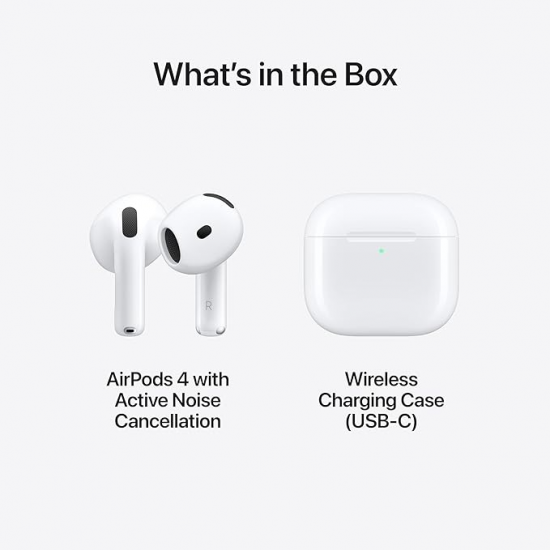 Apple AirPods 4 Kabellose Kopfhörer (Mit aktiver Geräuschunterdrückung) Apple AirPods 4 Kabellose Kopfhörer (Mit aktiver Geräuschunterdrückung)