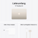 Apple MacBook Air 2024 (13,6 Zoll, M3, 16 GB + 512 GB SSD) – Starlight