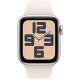 Apple Watch SE 2. Generation (GPS, 44 mm) Smartwatch mit Aluminiumgehäuse in Polarstern und Sportarmband in Polarstern (S/M). Apple Watch SE 2. Generation (GPS, 44 mm) Smartwatch mit Aluminiumgehäuse in Polarstern und Sportarmband in Polarstern (S/M).