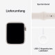 Apple Watch SE 2. Generation (GPS, 44 mm) Smartwatch mit Aluminiumgehäuse in Polarstern und Sportarmband in Polarstern (S/M). Apple Watch SE 2. Generation (GPS, 44 mm) Smartwatch mit Aluminiumgehäuse in Polarstern und Sportarmband in Polarstern (S/M).