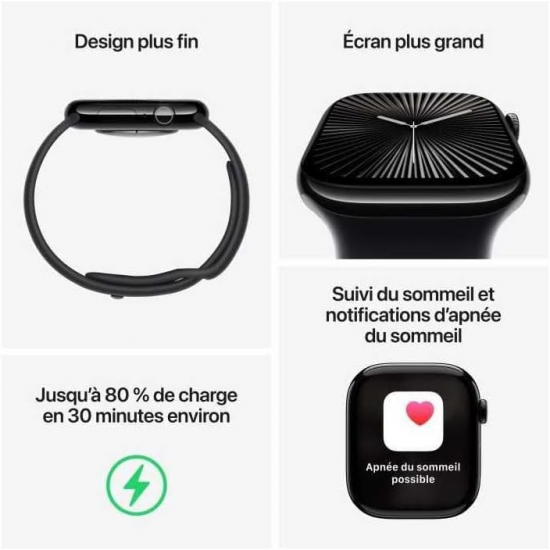 Apple Watch Series 10 (GPS, 42mm) - Rose Gold Aluminium Gehäuse mit S/M Light Blush Band Apple Watch Series 10 (GPS, 42mm) - Rose Gold Aluminium Gehäuse mit S/M Light Blush Band