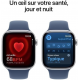 Apple Watch Series 10 (GPS, 46mm) - Silbernes Aluminiumgehäuse mit S/M Denim Sportband Apple Watch Series 10 (GPS, 46mm) - Silbernes Aluminiumgehäuse mit S/M Denim Sportband