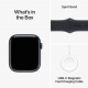 Apple Watch Series 9 (GPS, 45 mm) – Midnight-Aluminiumgehäuse mit M/L Midnight-Sportarmband