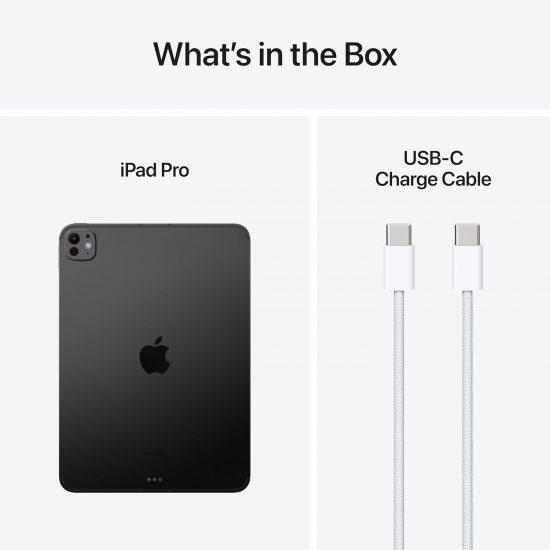 Apple 11" iPad Pro 2024 (M4): Liquid Retina Display, 512GB, WLAN – Space Schwarz Apple 11" iPad Pro 2024 (M4): Liquid Retina Display, 512GB, WLAN – Space Schwarz