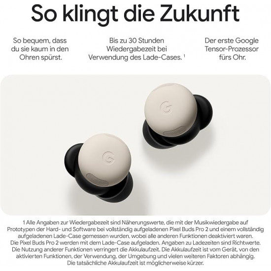 Google Pixel Buds Pro 2 - Procelain Google Pixel Buds Pro 2 - Procelain