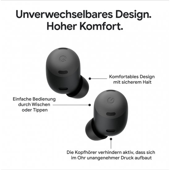 Google Pixel Buds Pro - Kabellose Kopfhörer - Bluetooth-Kopfhörer - Charcoal Google Pixel Buds Pro - Kabellose Kopfhörer - Bluetooth-Kopfhörer - Charcoal