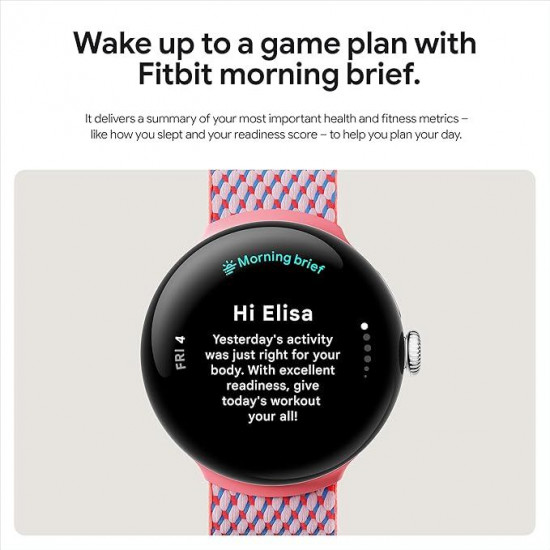 Google Pixel Watch 3 Wi-Fi (41mm) - Matte Black Aluminium Case with Obsidian Active Band Google Pixel Watch 3 Wi-Fi (41mm) - Matte Black Aluminium Case with Obsidian Active Band