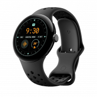 Google Pixel Watch 3 Wi-Fi (41mm) - Matte Black Aluminium Case with Obsidian Active Band