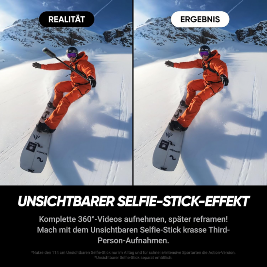 Insta360 X5 – Wasserdichte 360°-Actionkamera