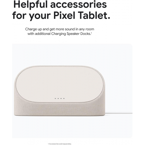 Google Pixel Tablet 11" Display + Dock (WiFi, 8+256GB) - Porcelain