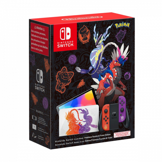 Nintendo Switch OLED Modell Pokemon Scarlet und Violet Limited Edition Konsole Nintendo Switch OLED Modell Pokemon Scarlet und Violet Limited Edition Konsole