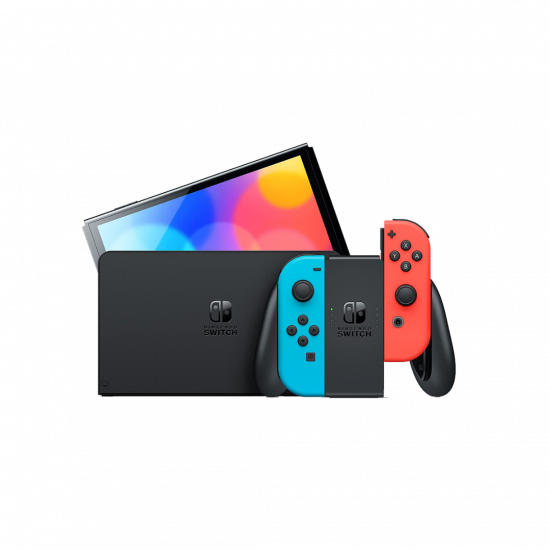 Nintendo Switch (OLED-Modell) Neon-Rot/Neon-Blau Nintendo Switch (OLED-Modell) Neon-Rot/Neon-Blau