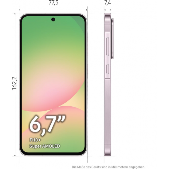 Samsung Galaxy A56 5G Smartphone (Dual-SIMs, 8+256GB) - Awesome Pink