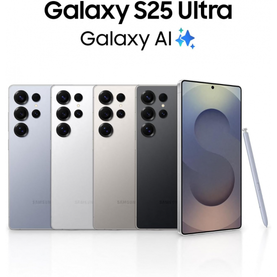 Samsung Galaxy S25 Ultra 5G Smartphone (Dual-SIM, 12GB+256GB) - Titan-Schwarz Samsung Galaxy S25 Ultra 5G Smartphone (Dual-SIM, 12GB+256GB) - Titan-Schwarz