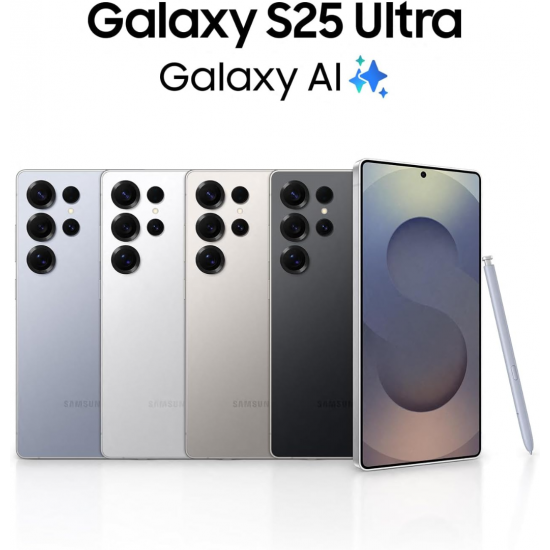 Samsung Galaxy S25 Ultra 5G Smartphone (Dual-SIM, 12GB+256GB) - Titan-Grau Samsung Galaxy S25 Ultra 5G Smartphone (Dual-SIM, 12GB+256GB) - Titan-Grau