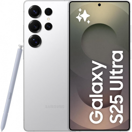 Samsung Galaxy S25 Ultra 5G Smartphone (Dual-SIMs, 12GB+512GB) - Titan-Weißsilber Samsung Galaxy S25 Ultra 5G Smartphone (Dual-SIMs, 12GB+512GB) - Titan-Weißsilber