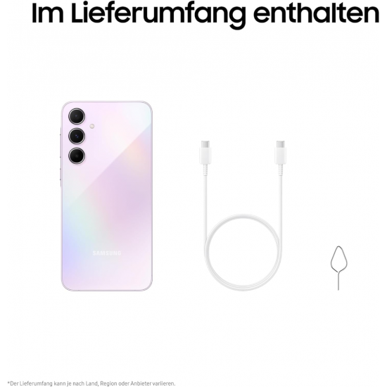 Samsung Galaxy A55 5G Smartphone (Dual-SIMs, 8+128 GB) - Awesome Lilac Samsung Galaxy A55 5G Smartphone (Dual-SIMs, 8+128 GB) - Awesome Lilac