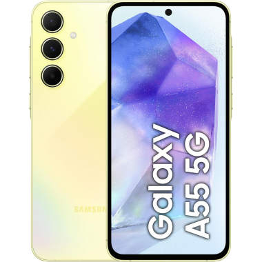 Samsung Galaxy A55 5G Smartphone (Dual-SIMs, 8+256GB) - Awesome Lemon