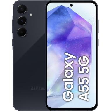 Samsung Galaxy A55 5G Smartphone (Dual-SIMs, 8+256GB) - Awesome Navy