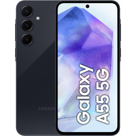 Samsung Galaxy A55 5G Smartphone (Dual-SIMs, 8+256GB) - Awesome Navy Samsung Galaxy A55 5G Smartphone (Dual-SIMs, 8+256GB) - Awesome Navy