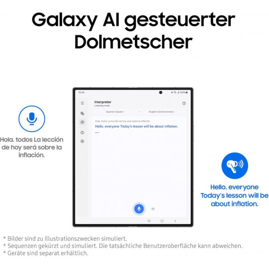 Samsung Galaxy Buds 3 Pro SM-R630 wireless In-Ear-Kopfhörer - Silber Samsung Galaxy Buds 3 Pro SM-R630 wireless In-Ear-Kopfhörer - Silber