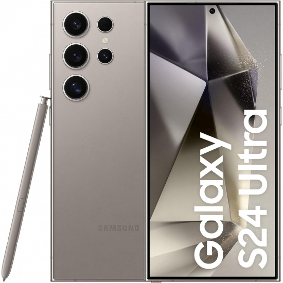 Samsung Galaxy S24 Ultra 5G Smartphone (Dual-SIMs, 12+256 GB) – Titangrau