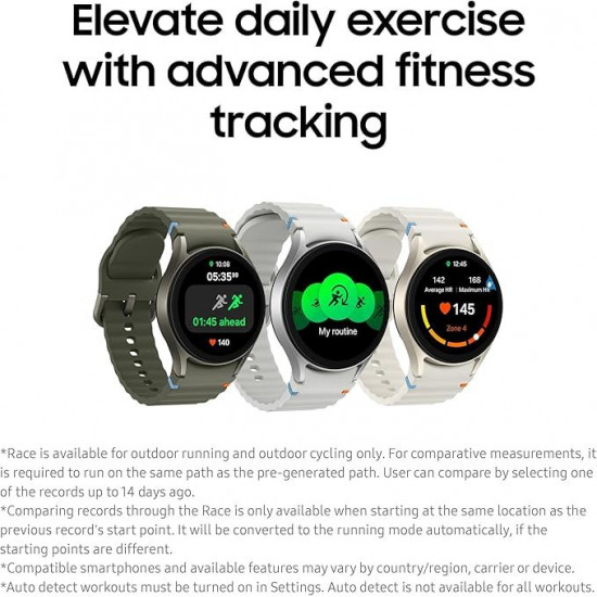 Samsung Galaxy Watch 7 BT 44 mm Smartwatches Aluminium Nitrilkautschuk - Green Samsung Galaxy Watch 7 BT 44 mm Smartwatches Aluminium Nitrilkautschuk - Green
