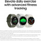 Samsung Galaxy Watch 7 BT 44 mm Smartwatches Aluminium Nitrilkautschuk - Green Samsung Galaxy Watch 7 BT 44 mm Smartwatches Aluminium Nitrilkautschuk - Green