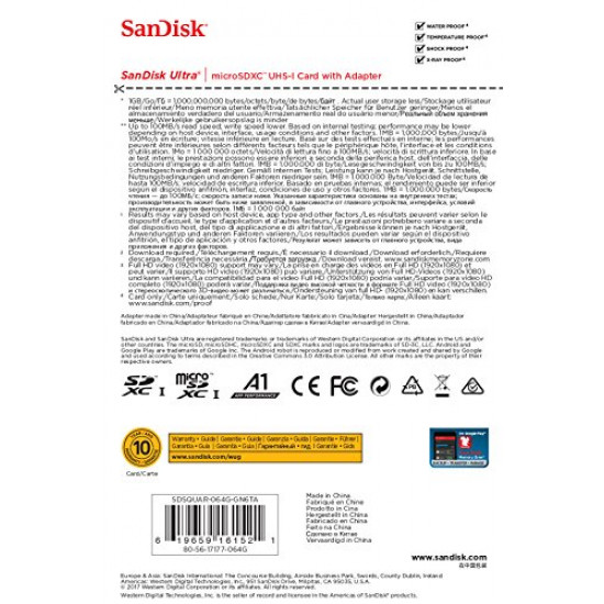 SanDisk Ultra 400GB microSDXC Memory Card SanDisk Ultra 400GB microSDXC Memory Card