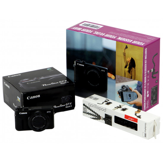 Canon G7X MKII Vlogger Kit - Schwarz