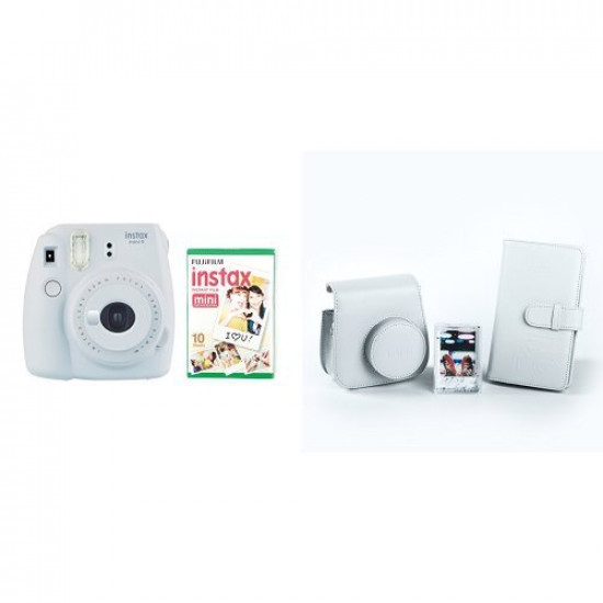 Fujifilm instax Mini 9 Camera Smoky White Fujifilm instax Mini 9 Camera Smoky White