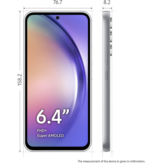 Samsung Galaxy A54 5G Smartphone (Dual-SIMs, 8+128GB) - Weiß